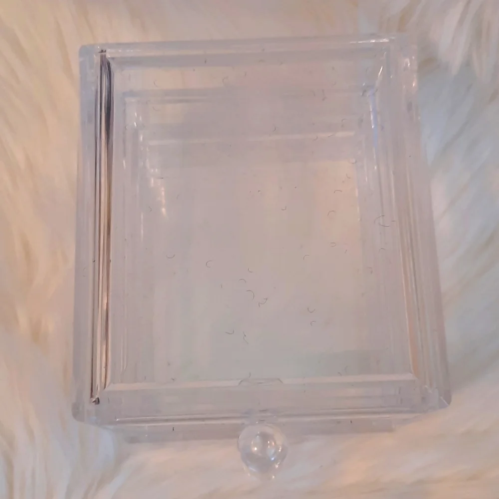 Petite Acrylic Jewelry Case or Vanity Organizer-3 Drawers